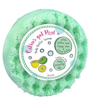 Citrus Got Real Body Buffer Shower Sponge